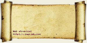 Jovana Mošorinac vizit kartica